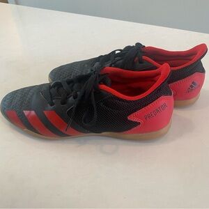 adidas Predator‎ 20.4 IN SALA Active Red EE9580 Black and Red Gum Soles Men 7.5